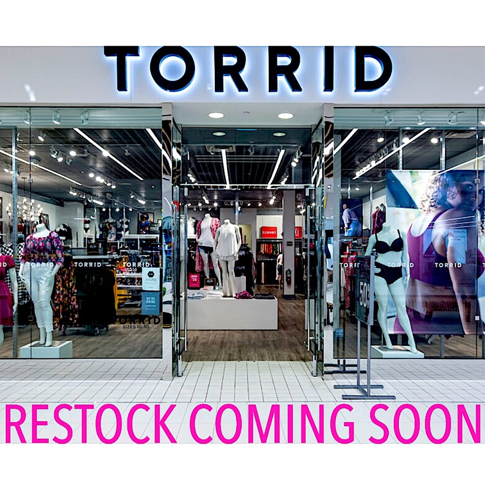 TORRID RESTOCK COMING SOON